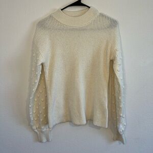 CECE Women’s Cream Sweater Size Small‎